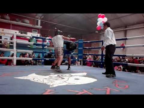Pelea De Box de Miguelito Boxeo.Ganó.''Domingo/30/Junio/2019.Gym La Hiena Competición(4)