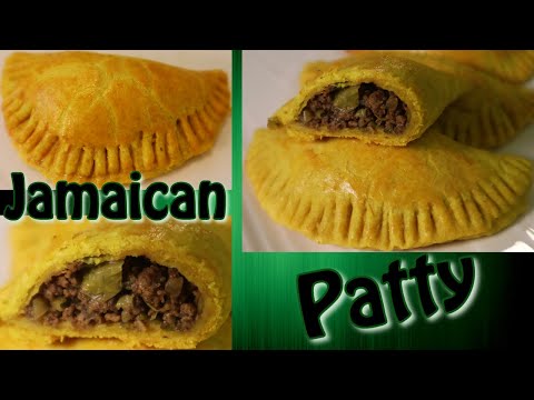 Jamaican Patty: Spice & Herb Meat Filling Wrapped in a Buttery & Flaky Turmeric Crust