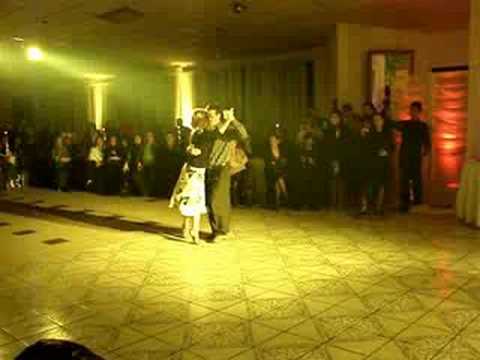  Caprice Reyes  and  Felipe Zarzar  are  dancing  to  the  tango  "  Mucha Clase  "
