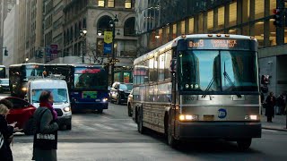 ᴴᴰ⁶⁰ Front POV: BxM9 Front View Full ride from Midtown to Throggs Neck onboard a 2007 MCI D4500CL