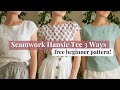 The Perfect Woven Tee 3 Ways Seamwork Hansie Sew Along Free Beginner Sewing Pattern