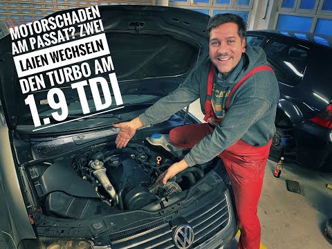 Engine failure on a Passat? Two amateurs replace the turbocharger on a 1.9 TDI!