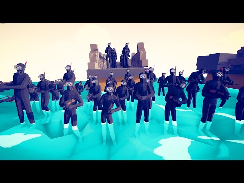 CAN 150x USA Navy SOLDIER CLEAR ENEMY BASE?  - Totally Accurate Battle Simulator TABS