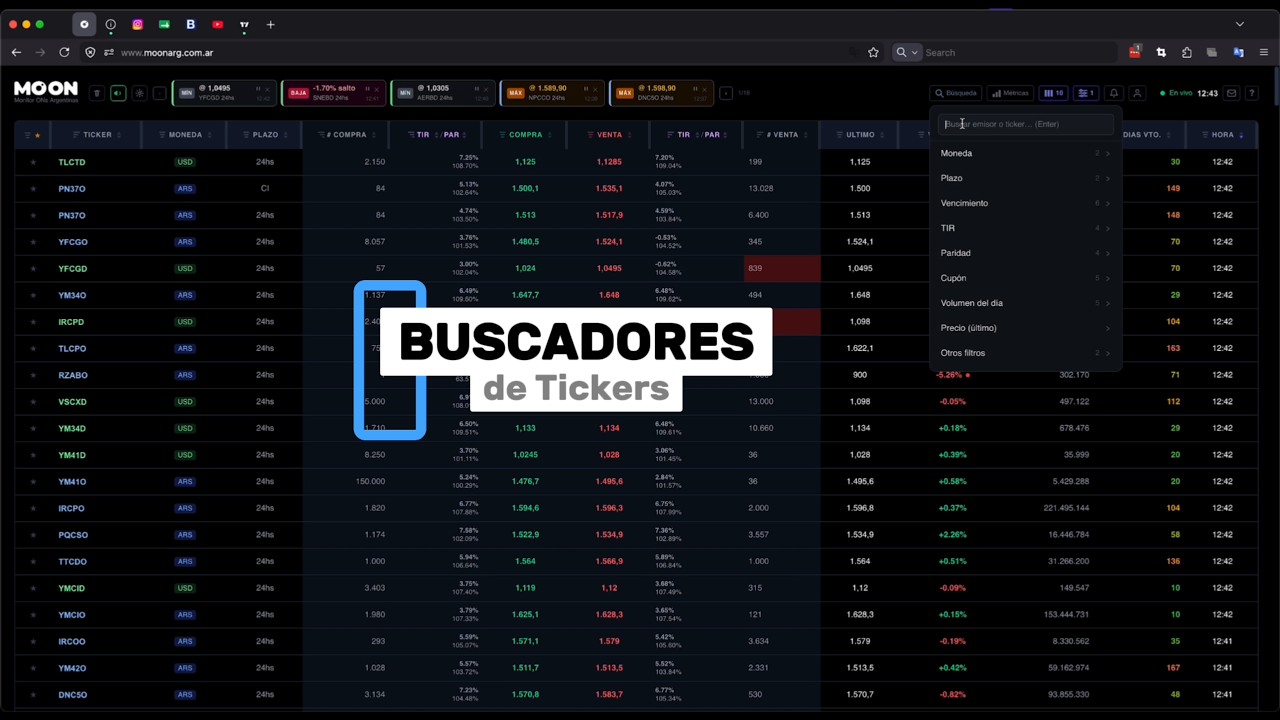 Descubrí MOON › Buscadores estilo Trading View