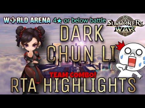 Dark Chun Li Team Combo in World Arena - Summoners War