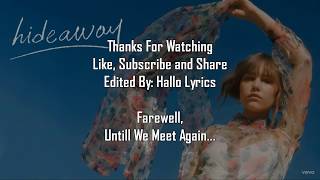 Grace VanderWaal   Hideaway Lyrics