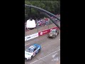 He went under the tires