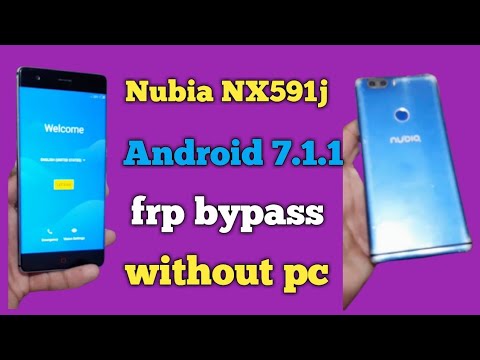 Nubia Z17 Lite Nx591j android 7.1.1 frp bypass !! All Android Google Play Services disable Solution