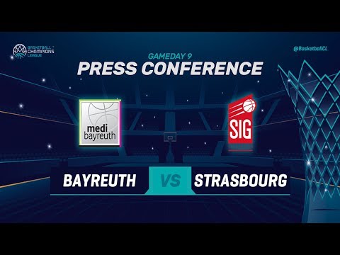medi Bayreuth v SIG Strasbourg - Press Conference - Basketball Champions League 2018-19