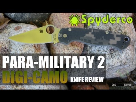Spyderco Paramilitary2 Folding Combat Knife C81GPCMO2 Review | OsoGrandeKnives