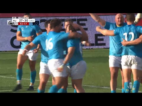 Uruguay beat Fiji in Rugby World Cup upset!