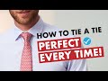 How To Tie A Tie The Half Windsor Knot Easy Method