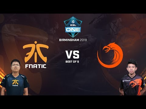 Fnatic vs TNC - ESL One Birmingham Bo5 Qualifier Highlights