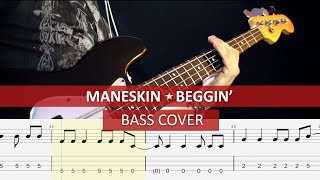 Download lagu Maneskin - Beggin' / bass cover / playalong with TAB mp3