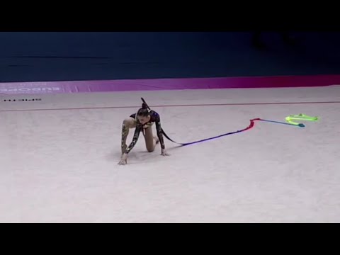 Lola DJURAEVA (UZB) Ribbon Cross Battles Final - 27,25🥈- European Cup Baku 2025