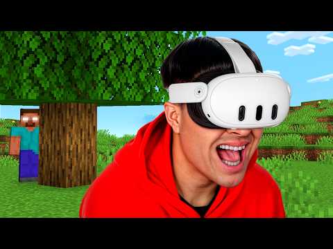 I survived in Minecraft but in Virtual Reality!
