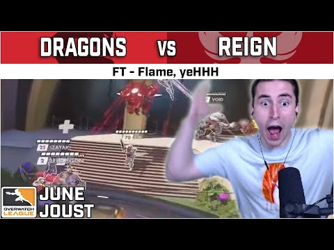 OWL June Joust Companion Stream: Dragons vs Reign - ft Flame, yeHHH