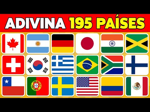 Adivina TODAS las Banderas del Mundo 🌎⏰🤓 | Quiz de banderas - Geografía