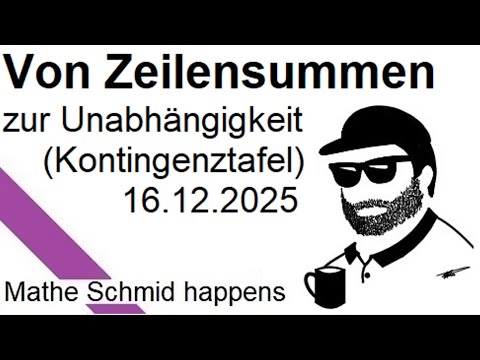 Chi² Independence: Calculation of n(expected) + Homogeneity | Mathematics at Mathe Schmid