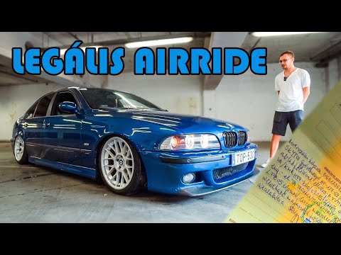 Mielőtt átépítenél, ezt nézd meg!🙋‍♂️ LEGÁLIS AIRRIDE 🤯 BMW E39 530D 🚗 #topi