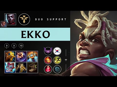 Ekko Support vs Nami - KR Master Patch 25.24