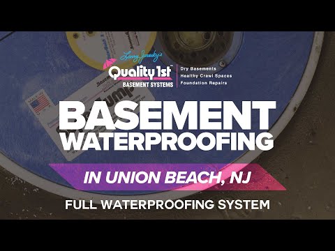 Basement Waterproofing In Union Beach, NJ