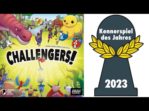 Kennerspiel des Jahres 2023: „Challengers!“