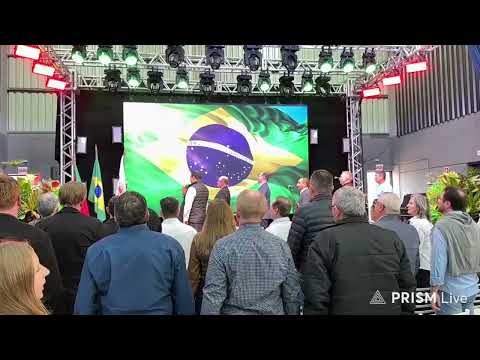 Cerimonial de inauguração do Ginásio Municipal 25 de Julho de Nicolau Vergueiro