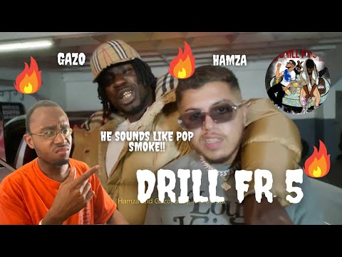 AMERICAN REACTS TO FRENCH RAP 🇫🇷  | GAZO x Hamza - Drill FR 5 | *THE NEW POP SMOKE?!!*