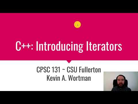 C++: Introducing Iterators