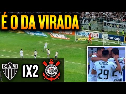 VIRADA ÉPICA! 2º gol de Fábio Santos em Atlético MG 1 x 2 Corinthians