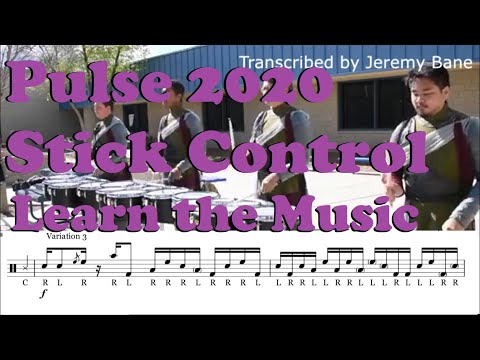 Pulse Stick Control - Learn the Music (Transcription)
