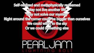 Pearl Jam - Mind Your Manners [Lyrics]