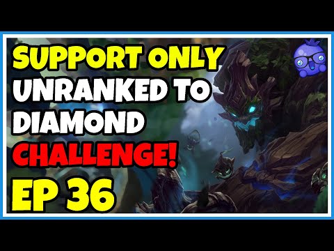 Support Unranked to Diamond Challenge - Episode 36 - Maokai