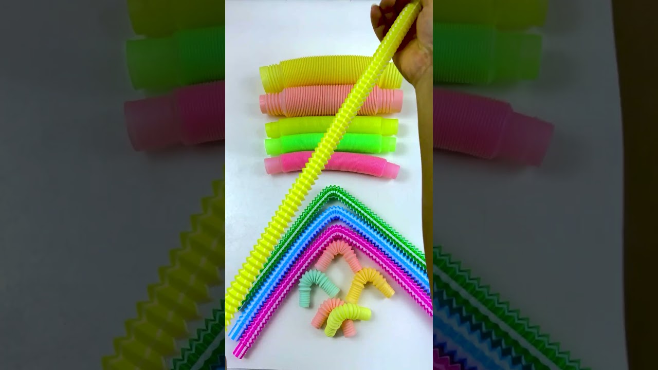 Funny And Magic ASMR pop tubes satisfying DIY #asmr #satisfying #poptubesound #funny