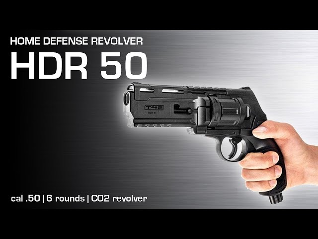 Umarex T4E TR50 .50 Caliber Paintball Revolver - Black – Headshot Paintball