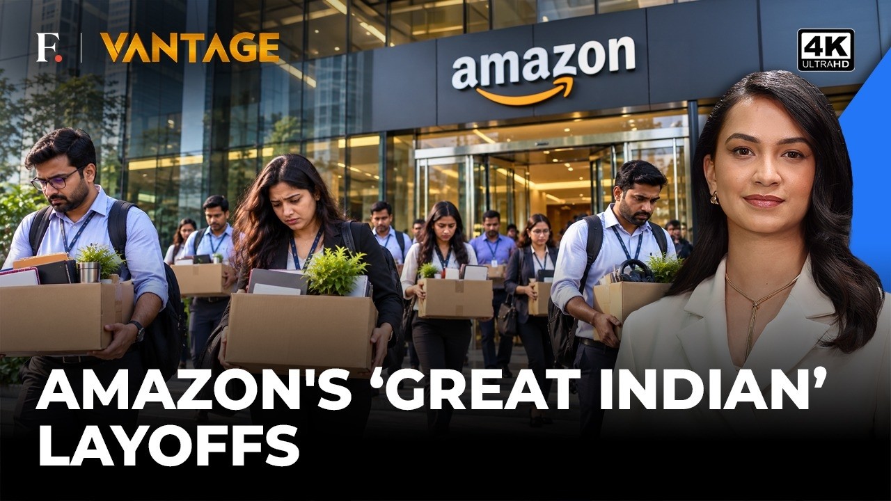 Amazon Layoffs in India: AI Boom, Job Cuts & the Truth Behind the Deals | Vantage on Firstpost | 4K