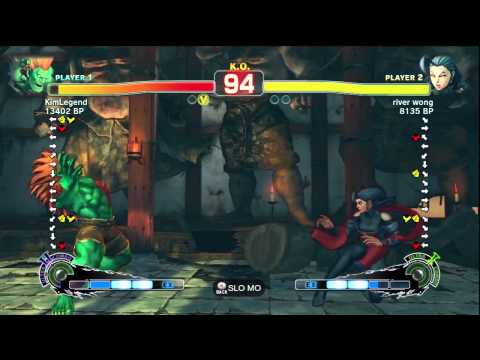 KimLegend (BL) vs. river wong (RO)