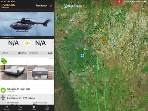 DECLASSIFIED: Military aircraft up on Flight Radar 24.