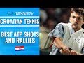 Great ATP Shots By Croatian Players Past & Present!
