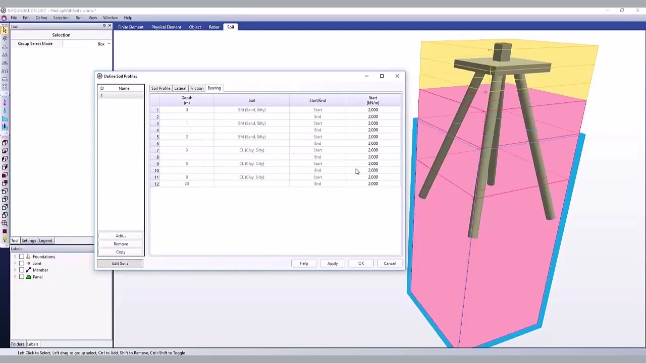 S-FOUNDATION Pile-Soil Interaction