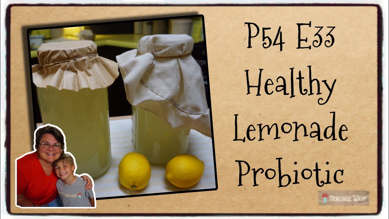 P54 E33 Healthy Lemonade | Whey Probiotic Lemonade | Cooking Show Outtakes with Little Helper