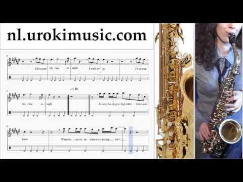 Altsaxofoon Leren Spelen Major Lazer, Justin Bieber - Cold Water Altsaxofoonles Deel#2 Studie