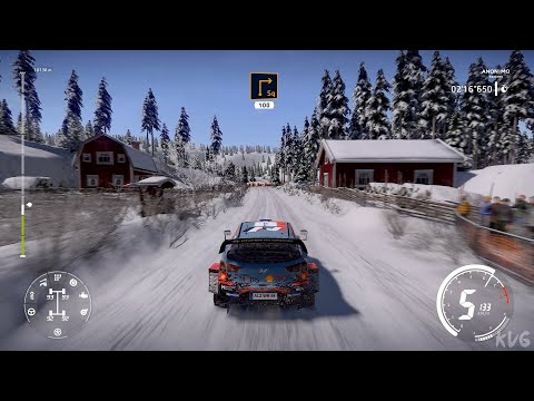 WRC 9 FIA World Rally Championship - Knon Reverse (Rally Sweden) - Gameplay (PC HD) [1080p60FPS]