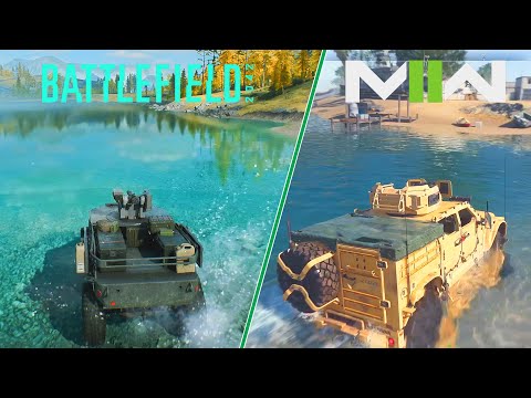 Water Effects - Modern Warfare II Beta vs Battlefield 2042
