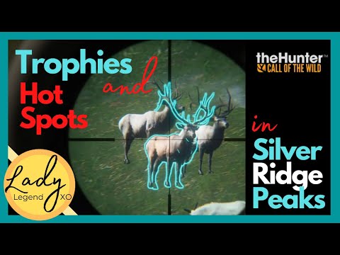 Trophies & Hot Spots in Silver Ridge Peaks - Hunter Call of the Wild / Level 5 Bison, Level 5 RM Elk