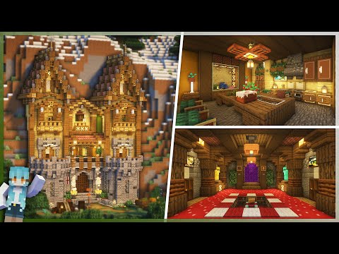 ToxicKailey - Minecraft: How to a Fortress-Styled Mountain House (Interior) #22 part 2