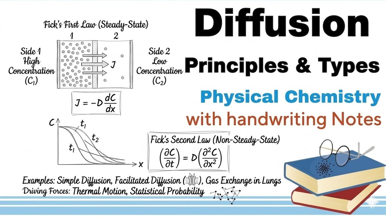 Diffusion in Non-Equilibrium Thermodynamics | Physical Chemistry Notes