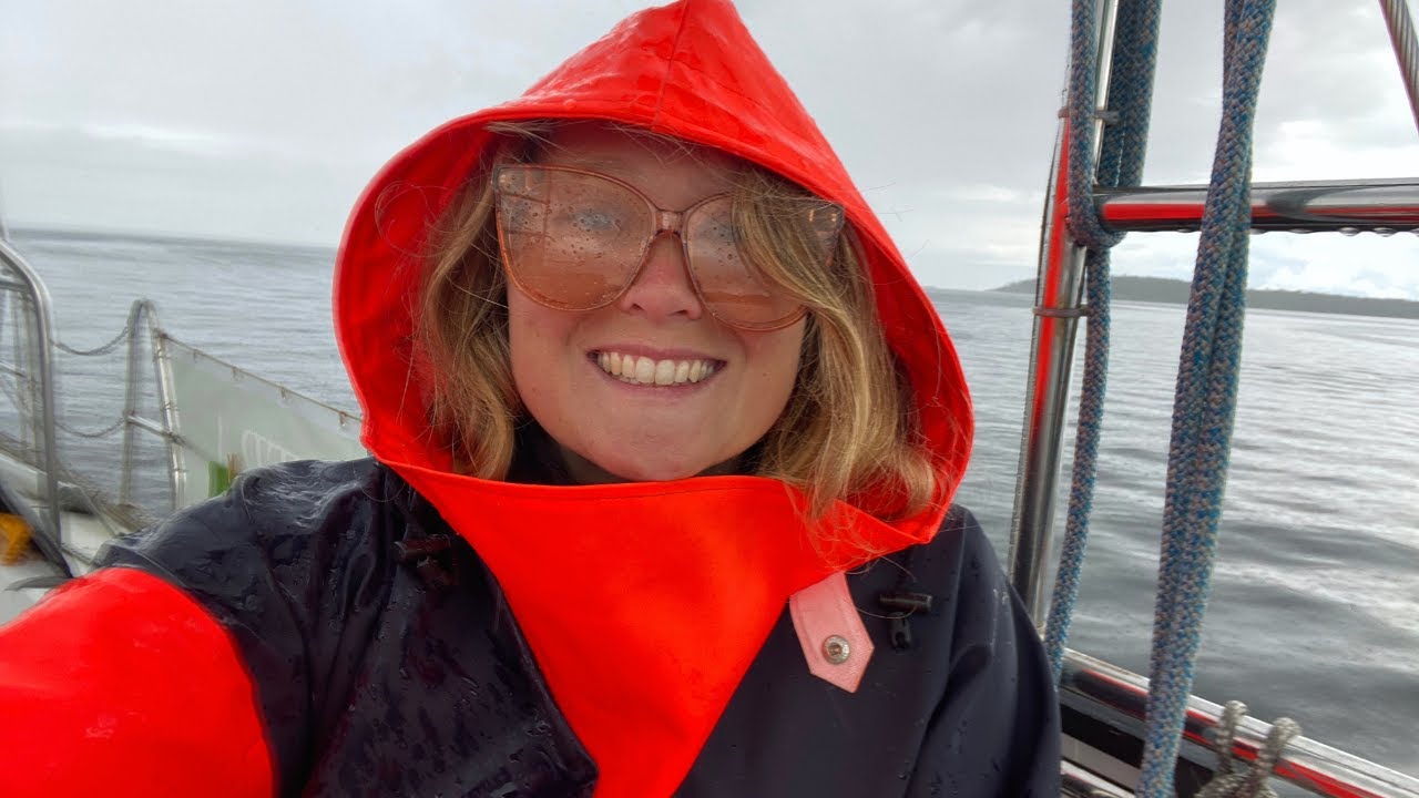 Island hopping during a rainy summer