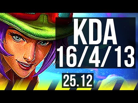 SIVIR & Janna vs SAMIRA & Rell (ADC) | 16/4/13, Godlike | KR Master | 25.12